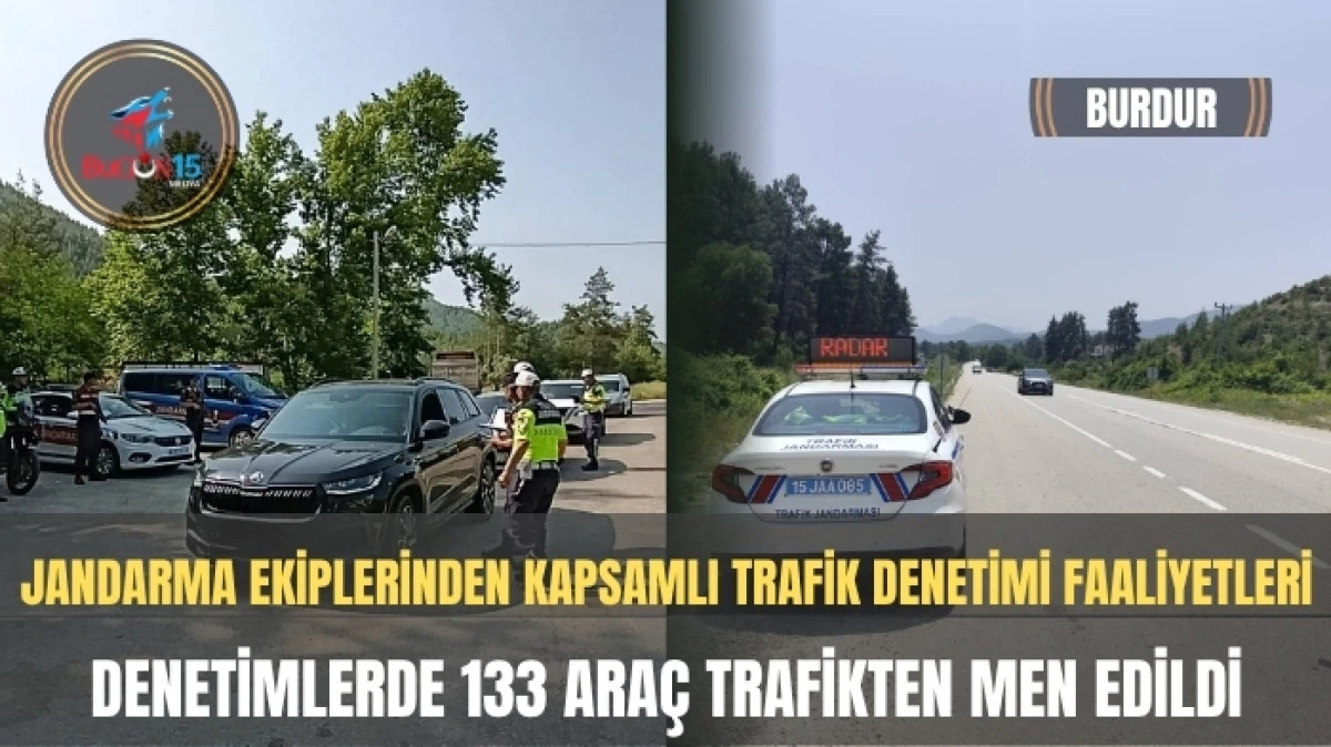 JANDARMA EKİPLERİNDEN KAPSAMLI TRAFİK DENETİMİ FAALİYETLERİ