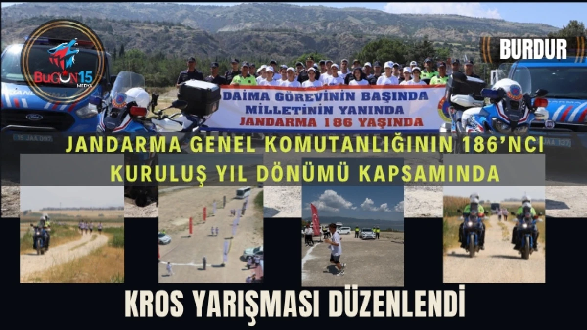 JANDARMA GENEL KOMUTANLIĞININ 186’NCI KURULUŞ YIL DÖNÜMÜ KAPSAMINDA KROS YARIŞMASI DÜZENLENDİ