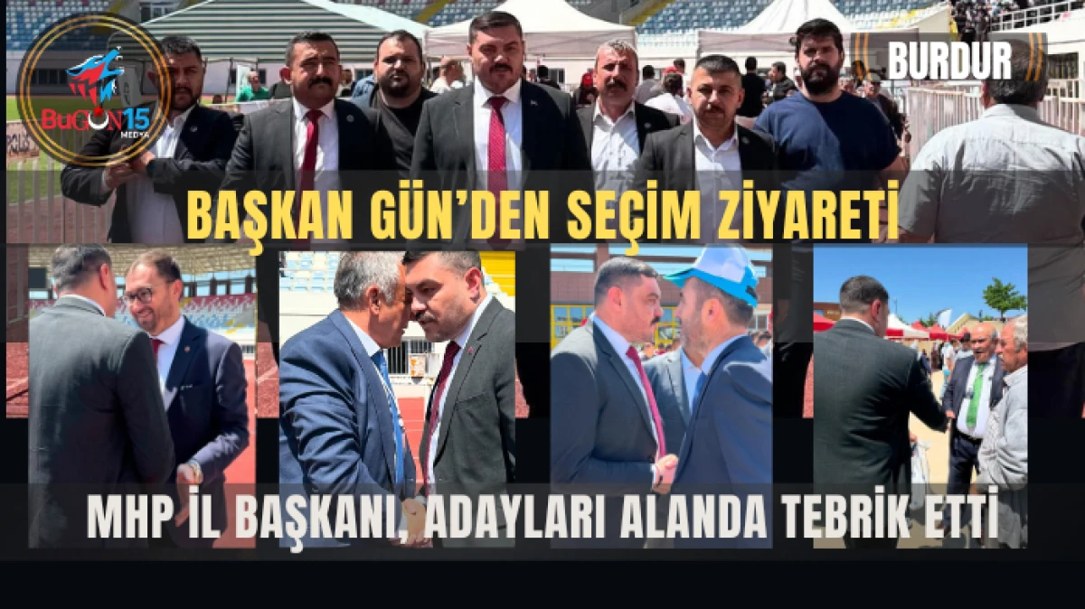MHP İL BAŞKANI ADAYLARI ALANDA TEBRİK ETTİ